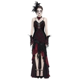 šaty dámské DEVIL FASHION - Red Gothic - ESKT06302