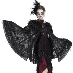 přehoz dámský DEVIL FASHION - Gothic - ECA023