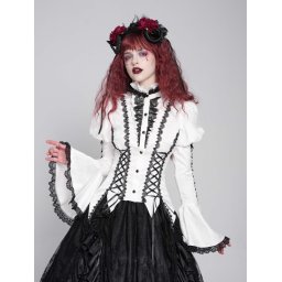 košile dámská DEVIL FASHION - White Love - SHT14202