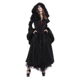 kabát dámský DEVIL FASHION - Black - CT214