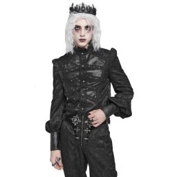 košile pánská DEVIL FASHION - Black Gothic - SHT14601