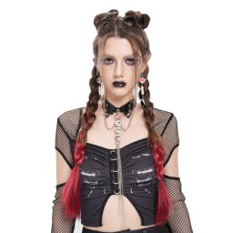 obojek DEVIL FASHION - Punk Skull - AS244