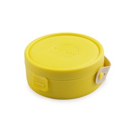 Malá šperkovnice plastová, cestovní 4x9,5 cm, barva 2 žlutá