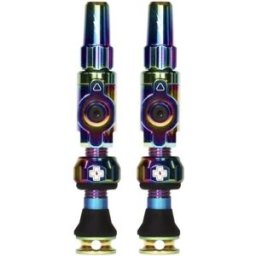 Muc-Off Big Bore Lite Tubeless Valves Iridescent Small - Inovativní bezdušové ventilky
