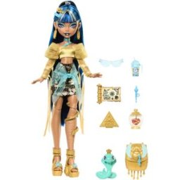 Mattel Monster High Příšerka monsterka Cleo s mazlíčkem a doplňky