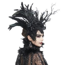 čelenka DEVIL FASHION - Goth - EAS017