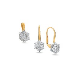 Zlatá souprava s brilianty 0.750 ct IZBR898S