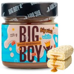 BIG BOY Big King White - Krém s lískovými ořechy a mlékem 220 g