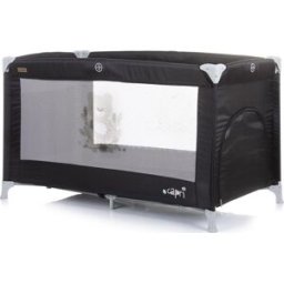 Chipolino Cestovní postýlka Capri Ebony