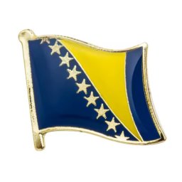 Odznak do klopy saka vlajka Bosna a Hercegovina