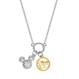 Disney Mickey Mouse stříbrný NS00058TZWL-157.CS - dětský náhrdelník