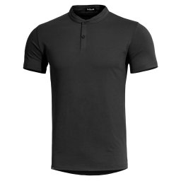 Triko ROMEO HENLEY 2.0 krátký rukáv ČERNÉ vel. M
