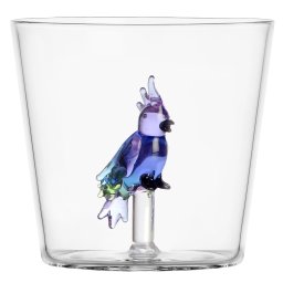 Ichendorf Milano designové sklenice na vodu Talking Trees Tumbler Blue Cockatoo