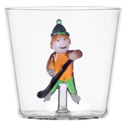 Ichendorf Milano designové sklenice na vodu Snow Games Tumbler Kid And Ice Hockey