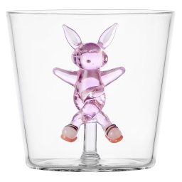 Ichendorf Milano designové sklenice na vodu Snow Games Tumbler Rabbit And Ice Skating