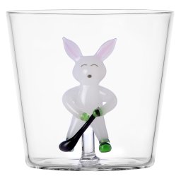 Ichendorf Milano designové sklenice na vodu Snow Games Tumbler Rabbit And Ice Hockey