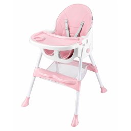 Jídelní židlička Baby Mix Nora dusty pink