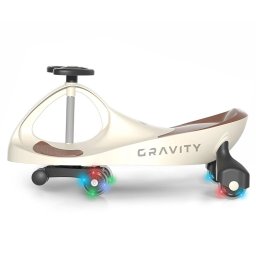 Dětské gravitační odrážedlo Gravity Milly Mally beige brown