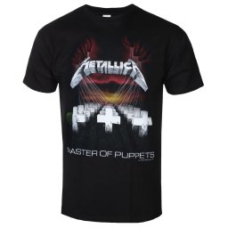 tričko pánské Metallica - Master Of Puppets - Tour Europe 86' - Black - RTMTLTSBTOU