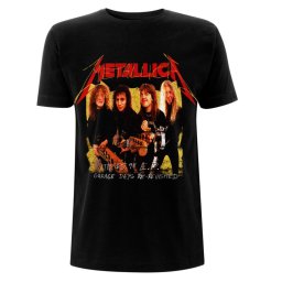tričko pánské Metallica - Garage Photo - Yellow Black - METTS34MB