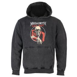 mikina pánská Megadeth - Black Friday Stone Wash - ROCK OFF - MEGASWHD32MC
