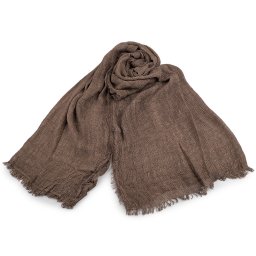Šátek / šála bavlněná unisex 70x195 cm, barva 2 béžová