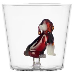 Ichendorf Milano designové sklenice na vodu Dogs Tumbler Basset Hound