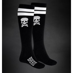 podkolenky HYRAW - SKULL - BLACK - FW21-A27-SCKS