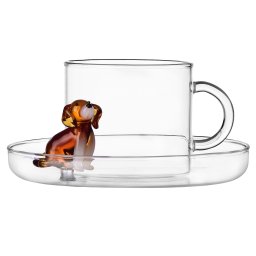Ichendorf Milano designové šálky na čaj Dogs Tea Cup With Saucer Golden Retriver
