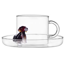 Ichendorf Milano designové šálky na čaj Dogs Tea Cup With Saucer English Foxhound