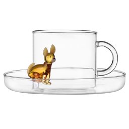 Ichendorf Milano designové šálky na čaj Dogs Tea Cup With Saucer Chihuahua