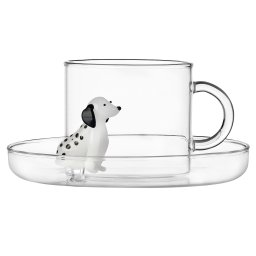 Ichendorf Milano designové šálky na čaj Dogs Tea Cup With Saucer Dalmata