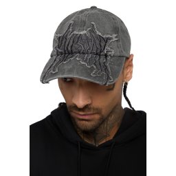 kšiltovka KILLSTAR - Shadowmark - Washed Grey - KSRA014499