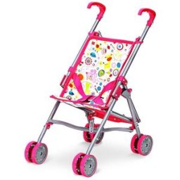 Sparkys Dětský kočárek golfky - růžový s obrázky