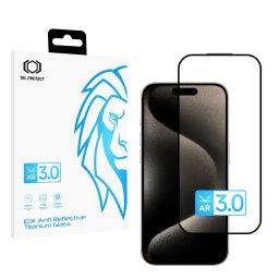 Tel Protect 10X AR 3.0 AntiReflective Titanium Glass iPhone 15 Pro