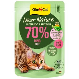 GimCat Near Nature hovězí 85g