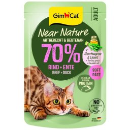GimCat Near Nature hovězí a kachna 85g