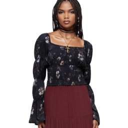 halenka dámská (top) KILLSTAR - Autumna - Black/Multi - KSRA014546