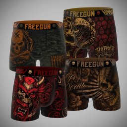boxerky pánské (set 4 kusů) HYRAW - FREEGUN 2025 - PCK-BOXER25