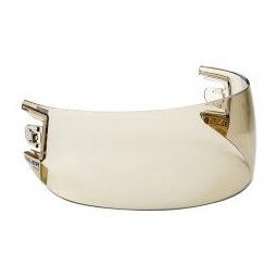 Hokejové plexi Bauer Pro Clip Straight Med Smoke (1050365) smoke