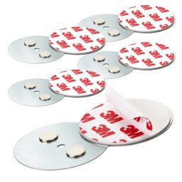 SHD by oneConcept Mount Mini, Magnetický držák pro detektory kouře, od Ø 5 cm, samolepicí