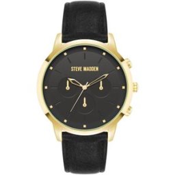 Steve Madden pánské hodinky SM/9116BKGP