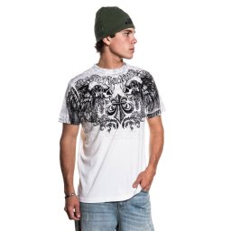 tričko pánské AFFLICTION - HUNTER - A27967-WH