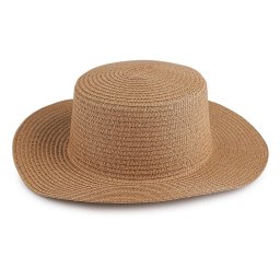 Dámský letní klobouk / slamák k dozdobení, barva 2 hnědá přírodní