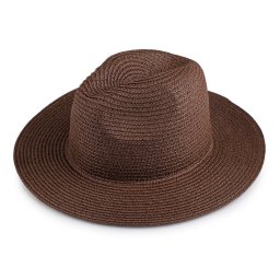 Letní klobouk / slamák unisex k dozdobení, barva 4 hnědá