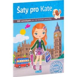 Ella & Max Šaty pro Kate: 300 samolepek pro tvé britské panenky