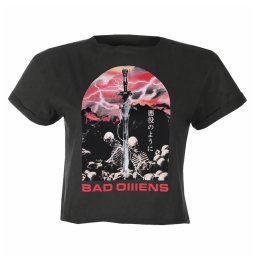 tričko dámské (crop top) BAD OMENS - FANTASY SWORD - CC - AMPLIFIED - ZAV430P438