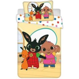 Jerry Fabrics Povlečení do postýlky Králíček Bing Playroom baby 100 × 135, 40 × 60 cm