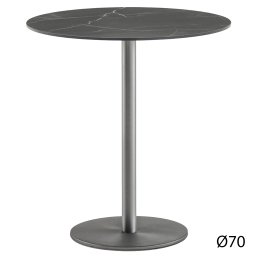 Pedrali designové jídelní stoly Inox 4400 (Ø 70cm)