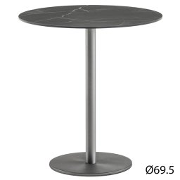 Pedrali designové jídelní stoly Inox 4400 (Ø 69.5 cm)